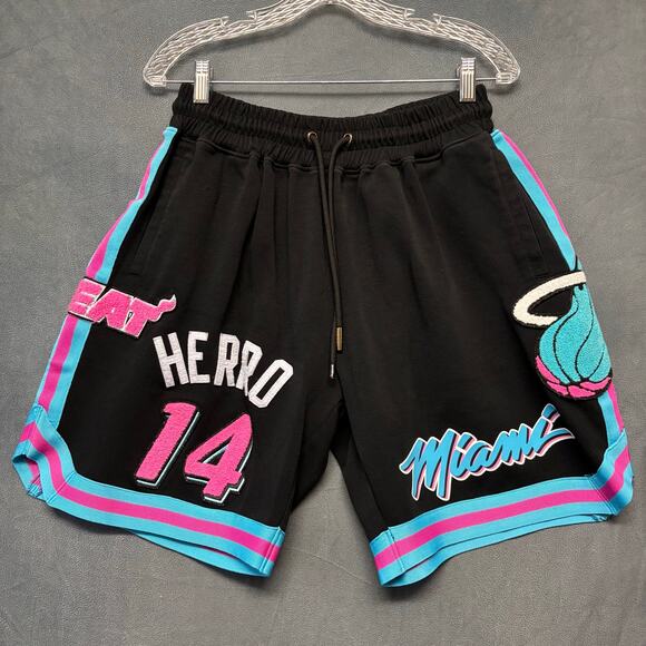 Pro Standard Miami Heat Shorts Tyler Herro #14 Basketball NBA Official Licensed - Picture 1 of 16